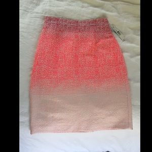 Brand New Antonio Melani Pink & White Skirt